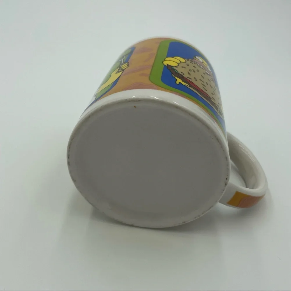 Vintage 2006 The Simpsons Homer Simpson Mug - Chef & Burger Graphics - Picture 5 of 5